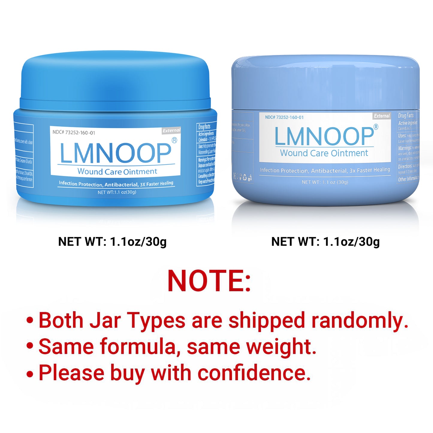 LMNOOP® Wound Care Cream for Infection Ulcers Sores Cuts Scrapes Burns Bites Surgical Open & Deep Wounds and Various Wounds, First Aid Skin Repair Ointment for Hard to Heal Wounds on Back Leg Buttock (30g)