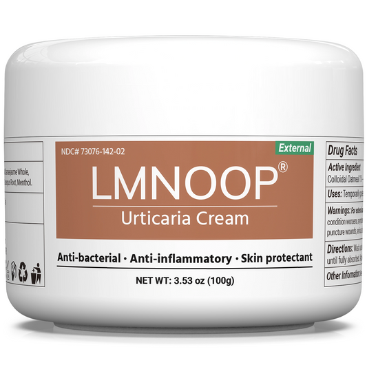 Urticaria Cream for Hives Relief - Fast Acting Anti Itch Treatment with All Natural Herbal Formula for Skin Allergic Rashes, Redness, Swelling 3.53 oz