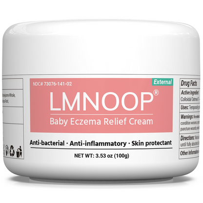 Baby Eczema Relief Cream, All-Natural Herbal Formula for Safe, Soothing Skin Protection Against Rashes, Dryness, Redness, and Itchiness, 3.53oz