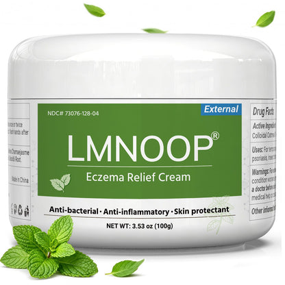 Eczema Cream for Dry, Itchy, Irritated, and Eczema Prone Skin, Maximum Strength Treatment Ointment for Rash, Psoriasis, Dermatitis (Contains Menthol) 3.53oz
