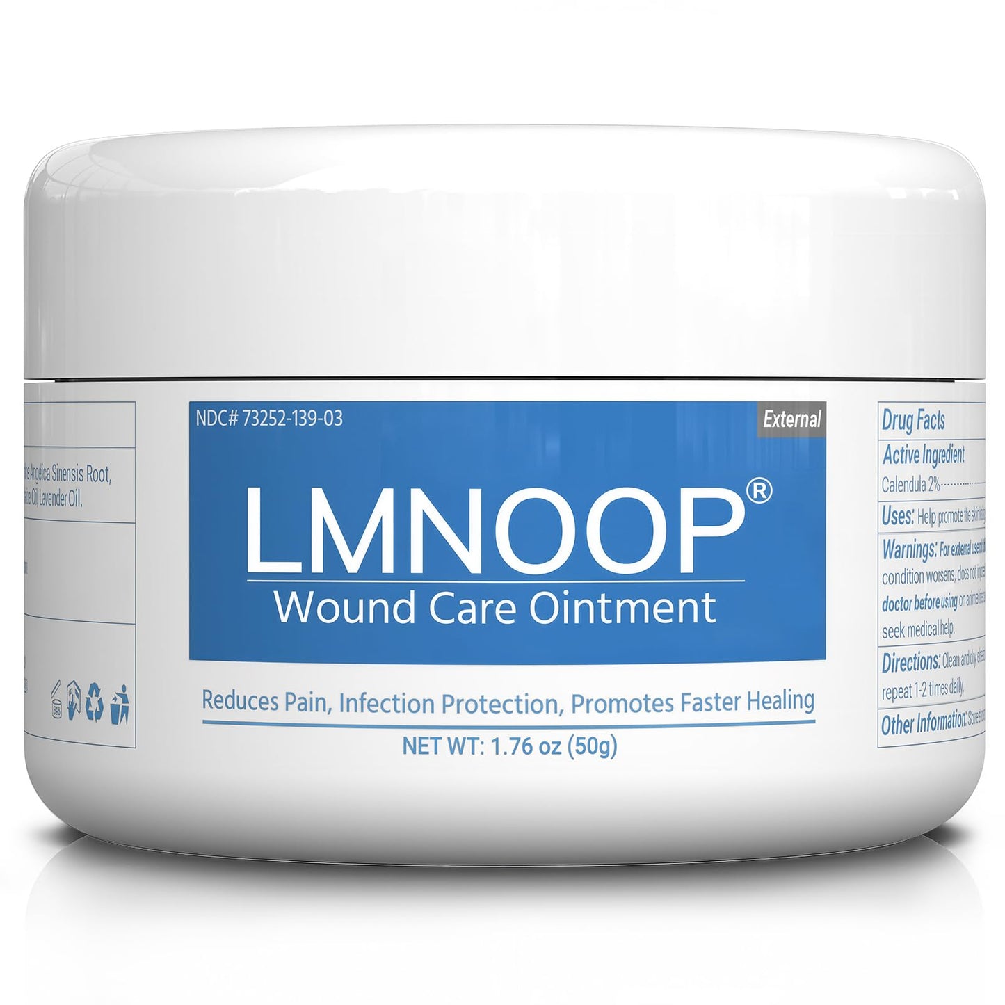 LMNOOP® Bed Sore Ointment, Wound Healing Cream Skin Repair Treatment Infection Protection First Aid Ointment for Bedsores & Pressure Sores Diabetic Venous Foot & Leg Ulcer Burns Cuts