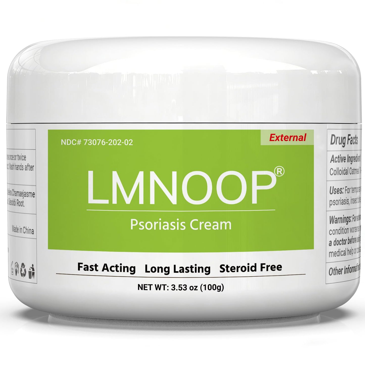 Psoriasis Cream, Maximum Strength Treatment Moisturizing Cream for Psoriasis, Dermatitis, Rash, Anti-Itch, Redness, Flaking, Scaling, Fast Acting Relief for Irritated, Dry Skin 3.53oz