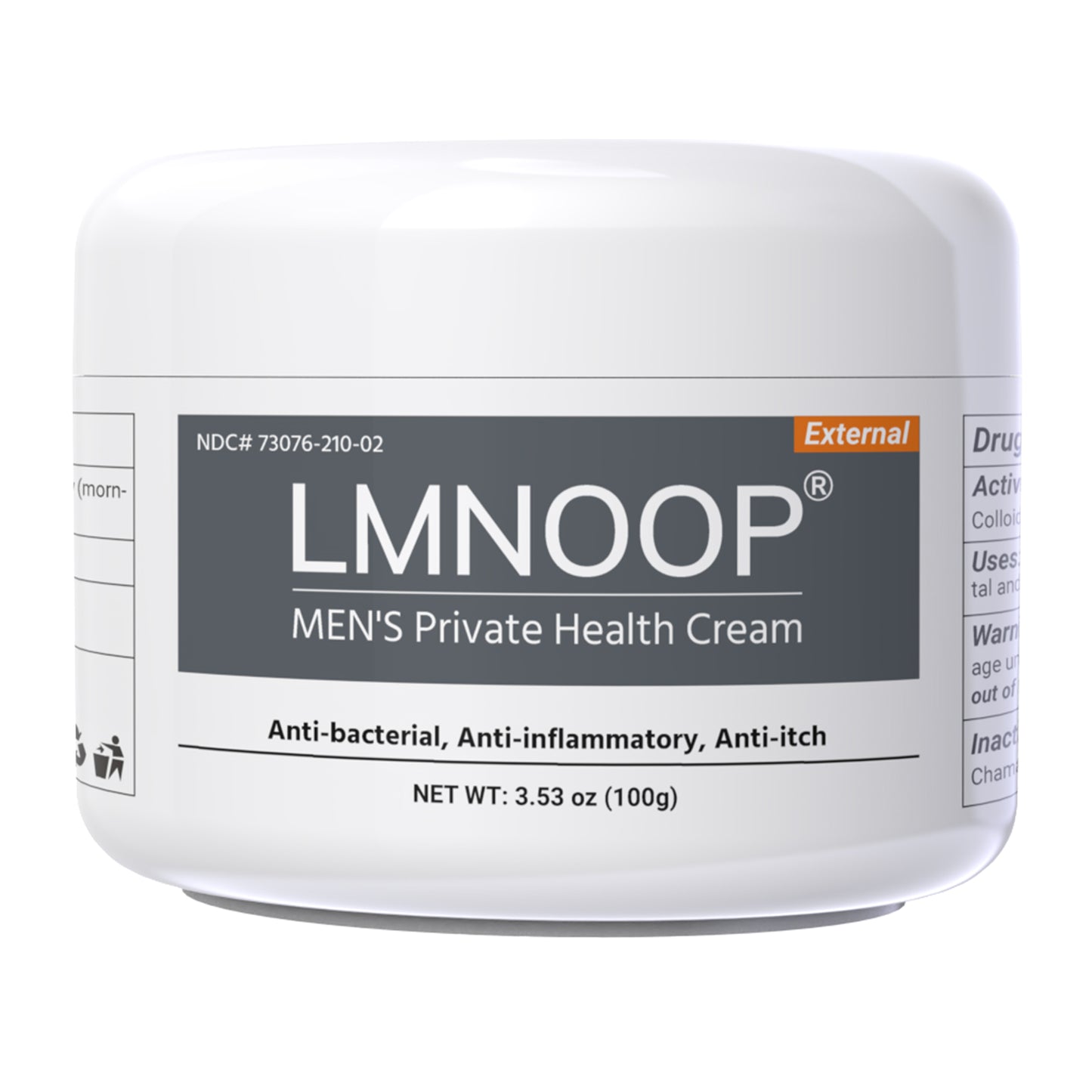 Men's Intimate Health Cream: 100% Natural Herbal Balanitis Treatment for Men – Anti-Inflammatory, Yeast & Jock Itch Relief, Sensitive Skin Safe 3.53oz
