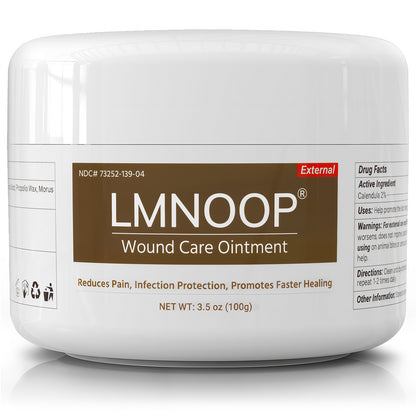 LMNOOP® Bed Sore Ointment, Wound Healing Cream, Maximum Strength Skin Repair, Pressure Sores Treatment, Infection Protection First Aid Cream for Bedsores, Diabetic Venous, Foot & Leg Ulcer Burns Cuts
