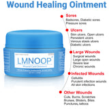 LMNOOP® Wound Care Cream for Infection Ulcers Sores Cuts Scrapes Burns Bites Surgical Open & Deep Wounds and Various Wounds, First Aid Skin Repair Ointment for Hard to Heal Wounds on Back Leg Buttock