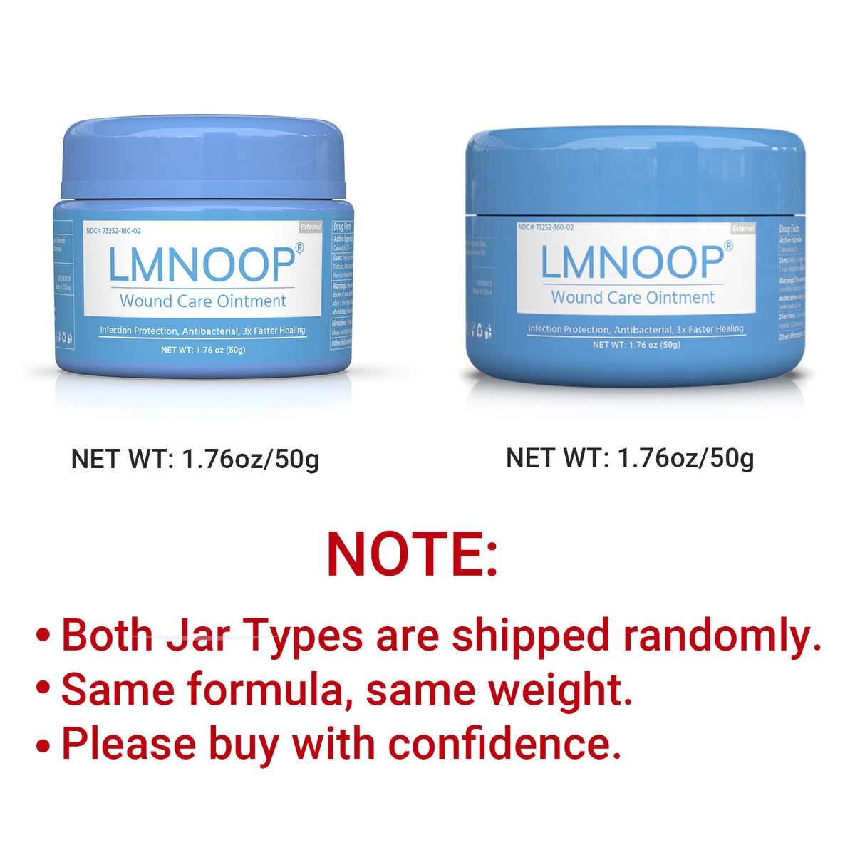 LMNOOP® Wound Healing Ointment, for Chronic Wound, Bedsore, Skin Ulcers, Cellulitis, Burns, Sores, Surgical Wound, Infected Wound, Cuts, Blisters, Pain Relief, Anti-Infection, Anti-inflammatory Cream (50g)