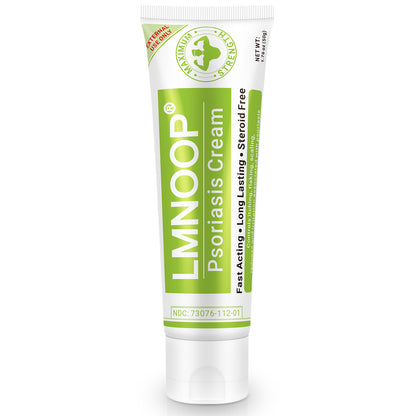 LMNOOP Psoriasis Cream, Maximum Strength Treatment Moisturizing Cream for Psoriasis, Dermatitis, Rash, Anti-Itch, Redness, Flaking, Scaling, Fast Acting Relief for Irritated, Dry Skin