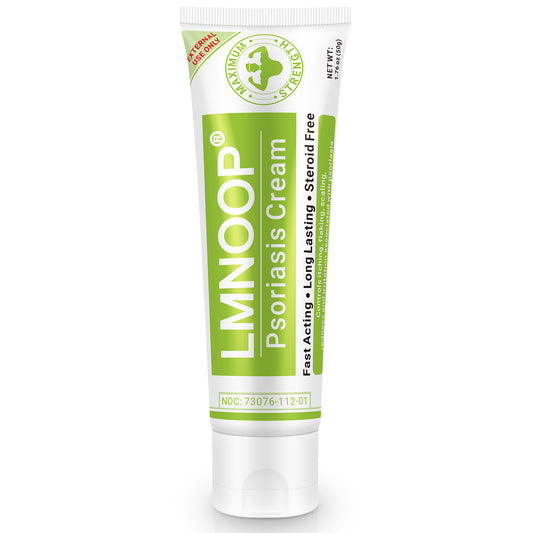 LMNOOP Psoriasis Cream, Maximum Strength Treatment Moisturizing Cream for Psoriasis, Dermatitis, Rash, Anti-Itch, Redness, Flaking, Scaling, Fast Acting Relief for Irritated, Dry Skin