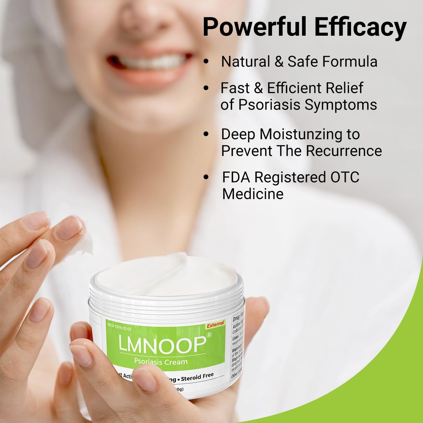 Psoriasis Cream, Maximum Strength Treatment Moisturizing Cream for Psoriasis, Dermatitis, Rash, Anti-Itch, Redness, Flaking, Scaling, Fast Acting Relief for Irritated, Dry Skin 3.53oz