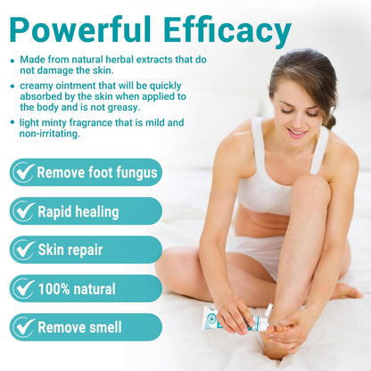 Athletes Foot Treatment Cream, Maximum Strength for Athlete's Foot (Tinea Pedis), Itching, Blister, Burning, Cracking, Scaling, Beriberi,Natural Herbs Antifungal Foot Cream (2-Pack)