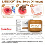 LMNOOP® Bed Sore Ointment, Wound Healing Cream, Maximum Strength Skin Repair, Pressure Sores Treatment, Infection Protection First Aid Cream for Bedsores, Diabetic Venous, Foot & Leg Ulcer Burns Cuts