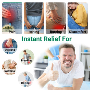 LMNOOP® Hemorrhoid Treatment Ointment, Maximum Strength Treatment & Fast Relief for Pain, Itching, Burning, Swelling, Fissure, Bleeding, Discomfort, Long-Lasting Internal & External Hemorrhoid Cream