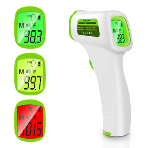 Infrared Forehead Thermometer - Digital Contactless Thermometer for Baby - Touchless Thermometer for Kids - Accurate Instant Read with Digital LCD Display