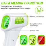 Infrared Forehead Thermometer - Digital Contactless Thermometer for Baby - Touchless Thermometer for Kids - Accurate Instant Read with Digital LCD Display
