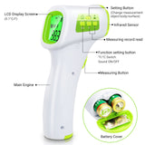 Infrared Forehead Thermometer - Digital Contactless Thermometer for Baby - Touchless Thermometer for Kids - Accurate Instant Read with Digital LCD Display