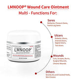 Bed Sore Cream, Organic Bedsore Ointment, Bed Sores Treatment, Fast Wound Healing & 24 hr Infection Protection Wound Care Ointment for BedSores, Pressure Sores, Diabetic & Venous Ulcers by LMNOOP