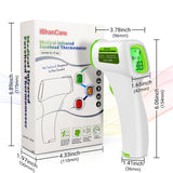 Infrared Forehead Thermometer - Digital Contactless Thermometer for Baby - Touchless Thermometer for Kids - Accurate Instant Read with Digital LCD Display