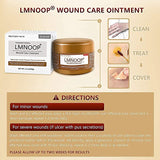 Bed Sore Cream, Organic Bedsore Ointment, Bed Sores Treatment, Intense Fast Wound Healing Ointment for Bedsores, Pressure Sores, Diabetic Wounds, Venous Foot and Leg Ulcers by LMNOOP®(3.5 oz)